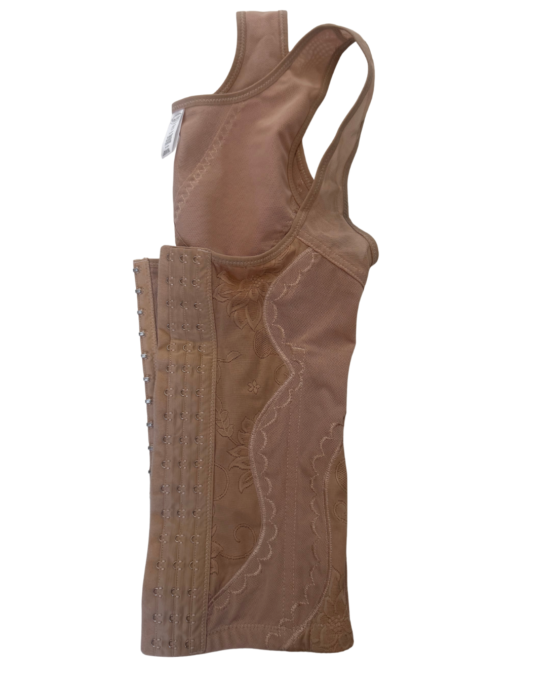 Vintage Nude Lace Corset Top – Size Small