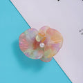 Mini Pastel Orchid Flower Hair Clip