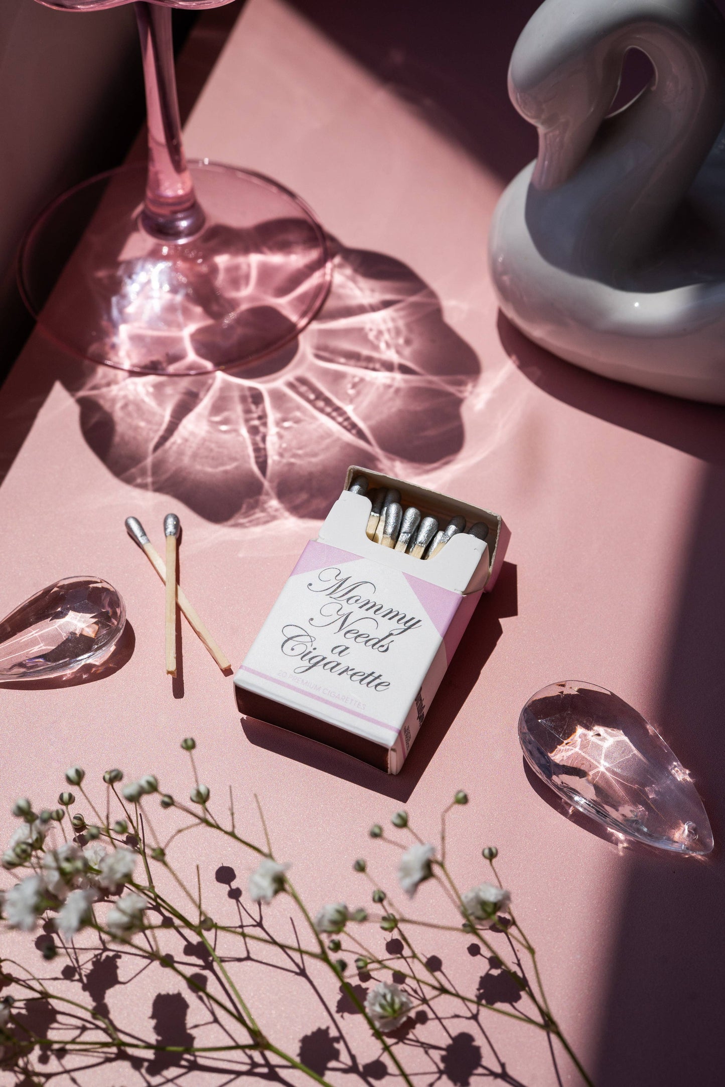"Mommy Needs a Cigarette" Cigarette Box Matches