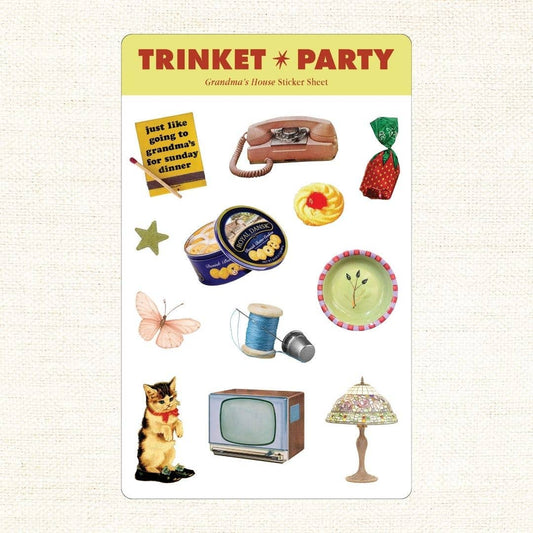 Trinket Party "Grandma's House" Sticker Sheet