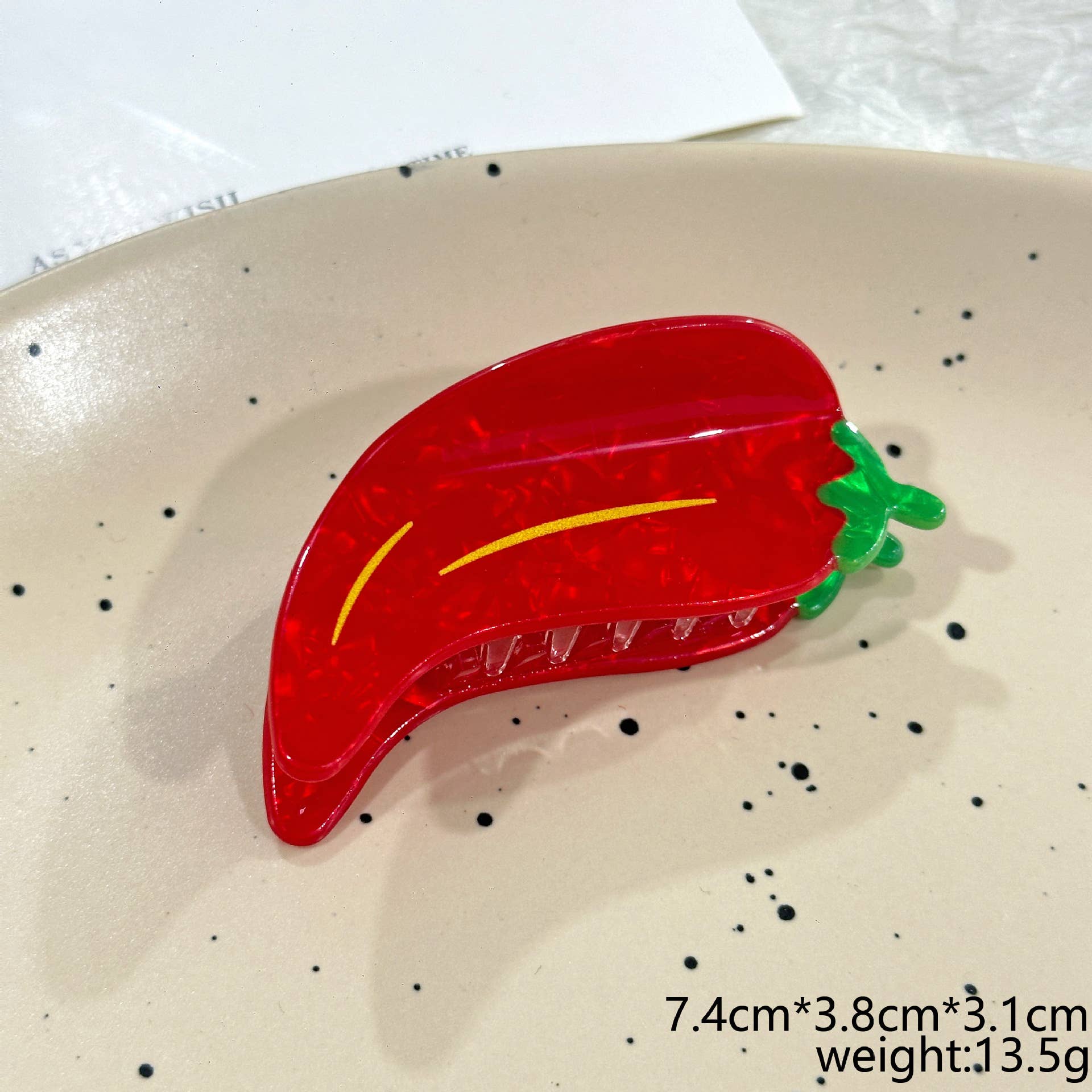 Chili Claw Hair Clip