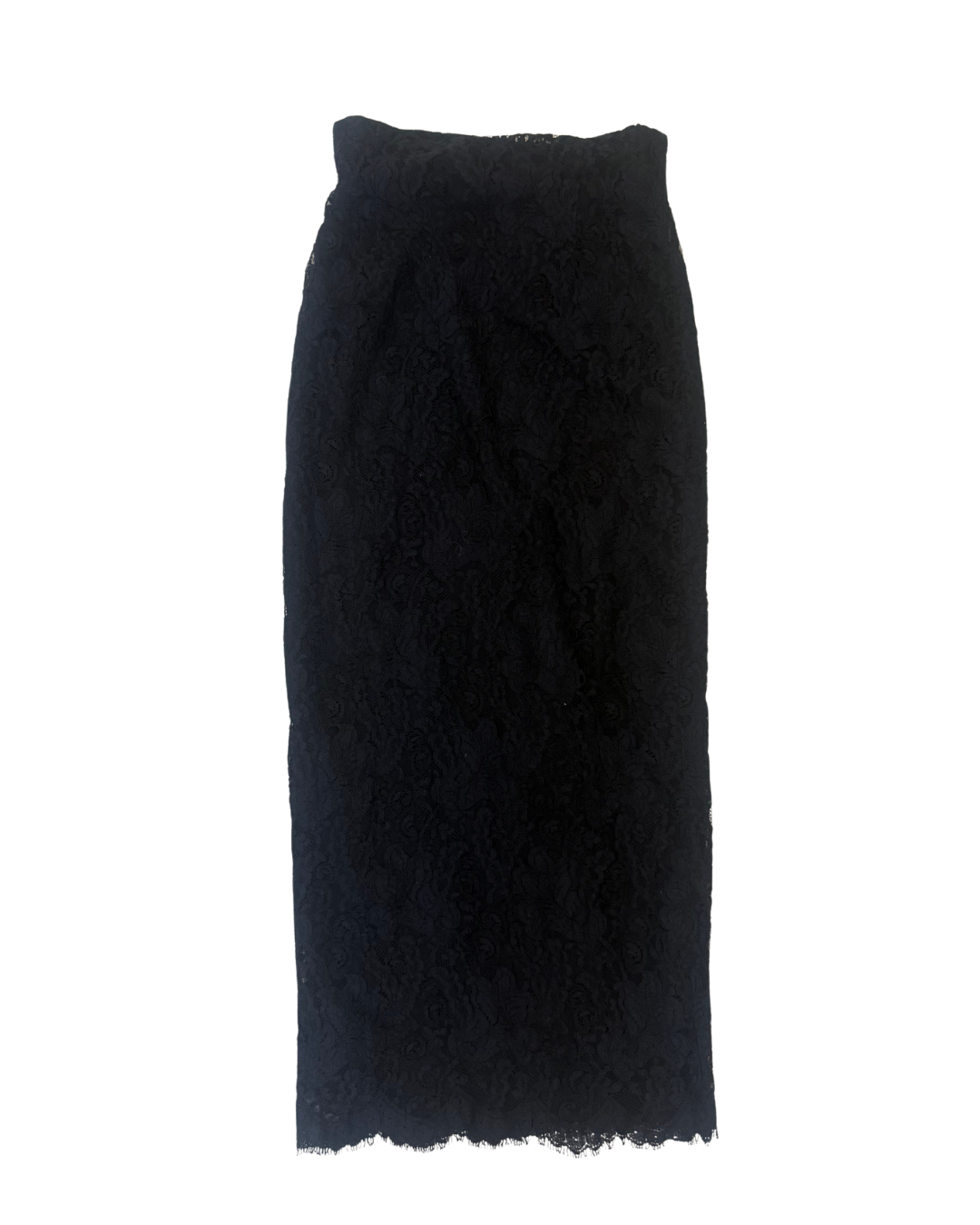 True Vintage 2000s Anne Klein Long Lace Skirt – Size 2