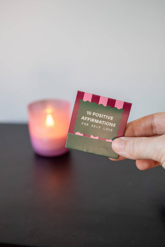 Positive Affirmations for Self Love Matchbook