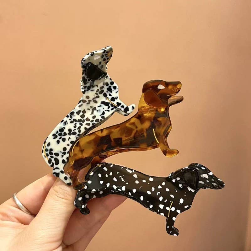 Weiner Dog Claw Clip
