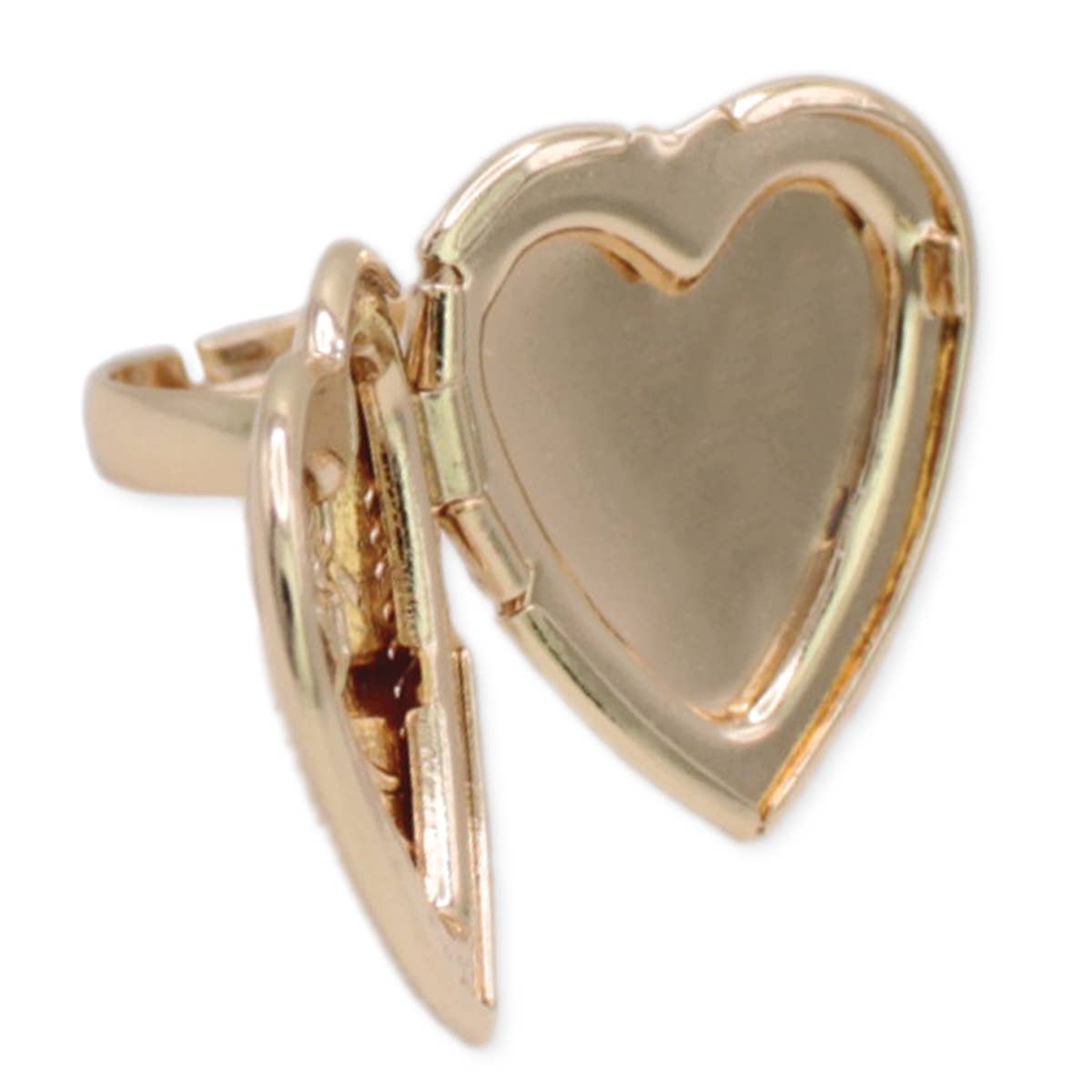 Cherished Memories Heart-Shaped Locket Ring