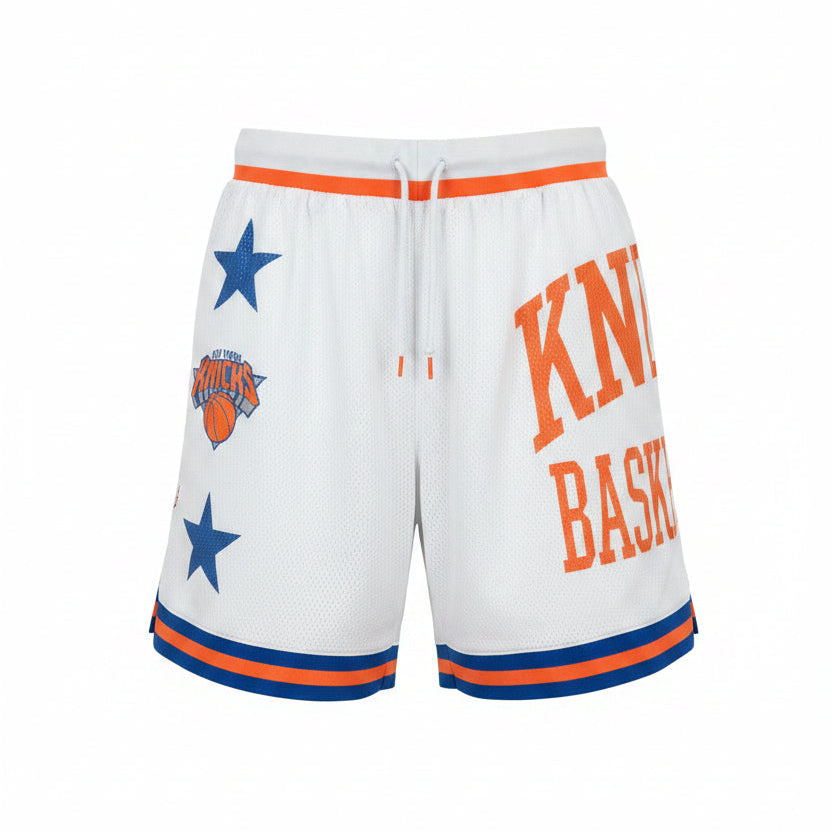 Vintage New York Knicks Basketball Shorts | Y2K NBA Athletic Mesh Shorts