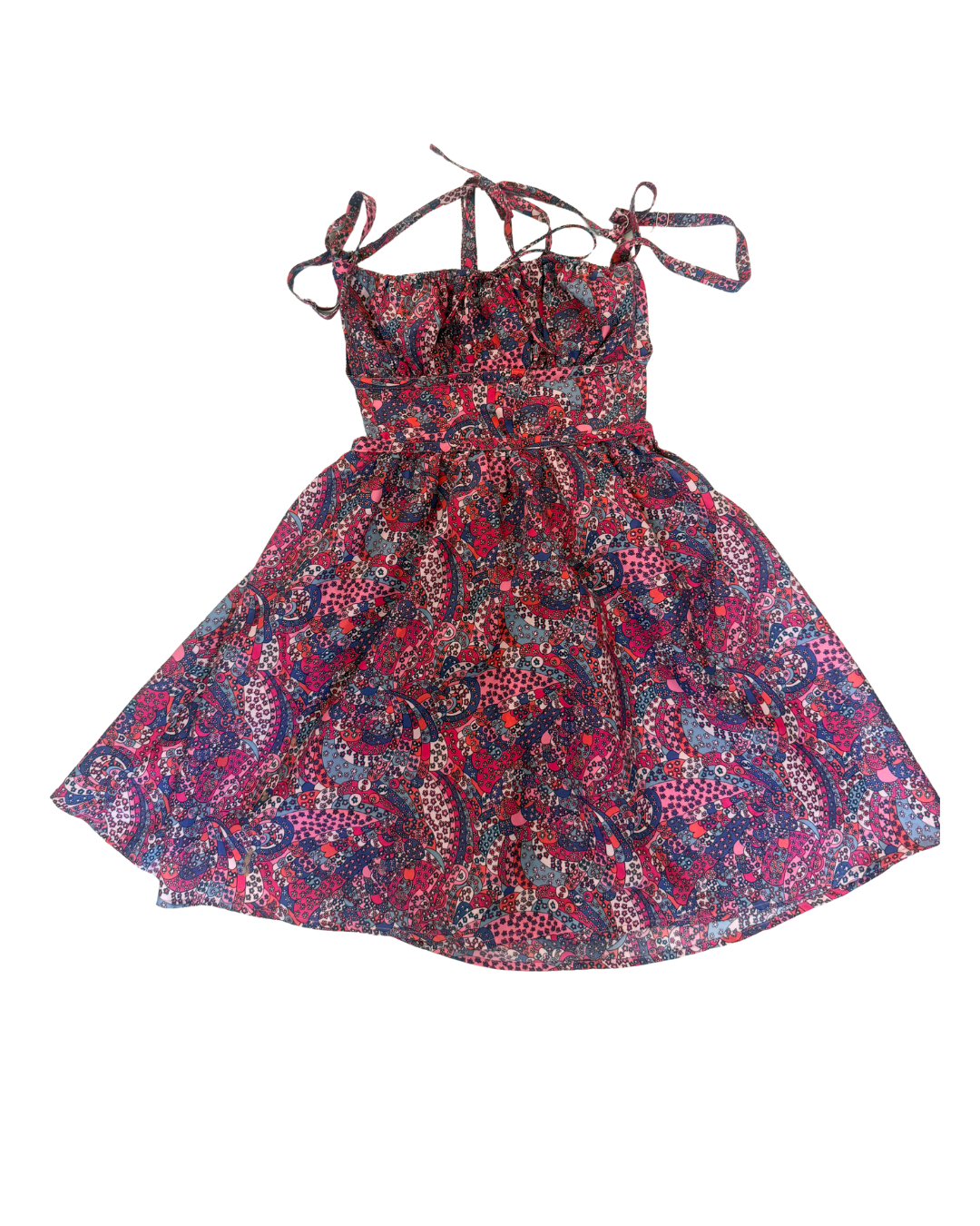 For Love & Lemons Tonya Floral Mini Dress – Purple, Size XS