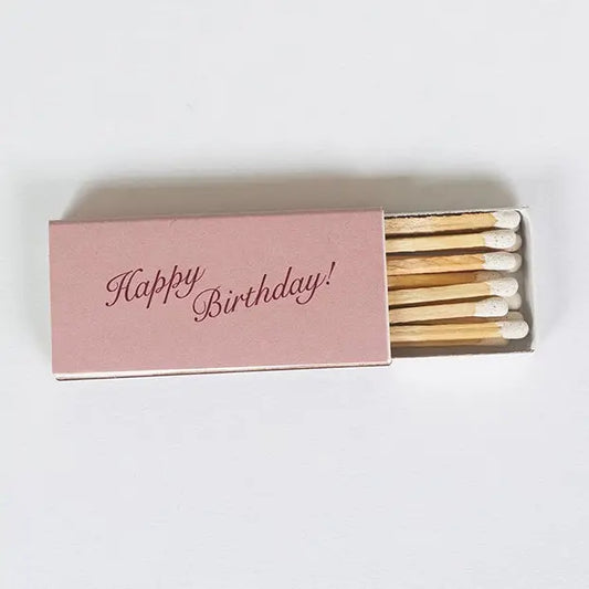 "Happy Birthday" Matchbox