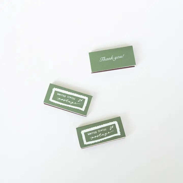 "Thank You" Matchbox