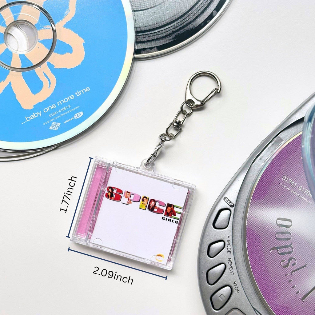'Hit Clips' Mini CD Case Keychain - Spice Girls: Wannabe