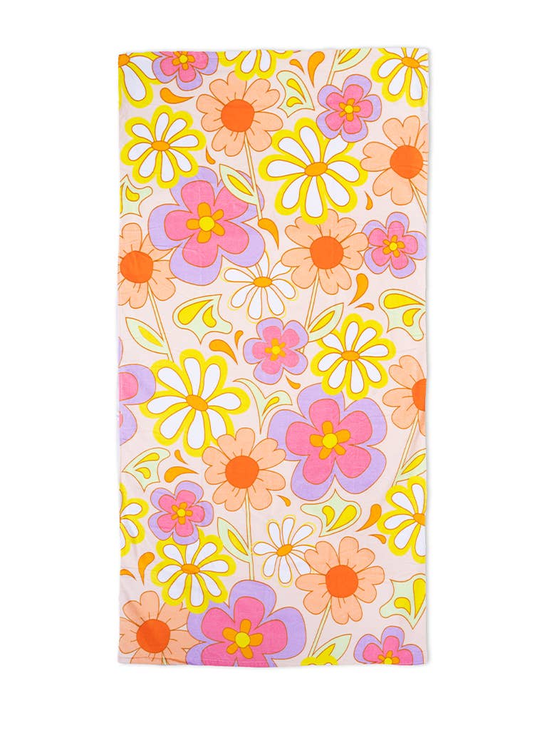 Groovy Flower Pool Towel