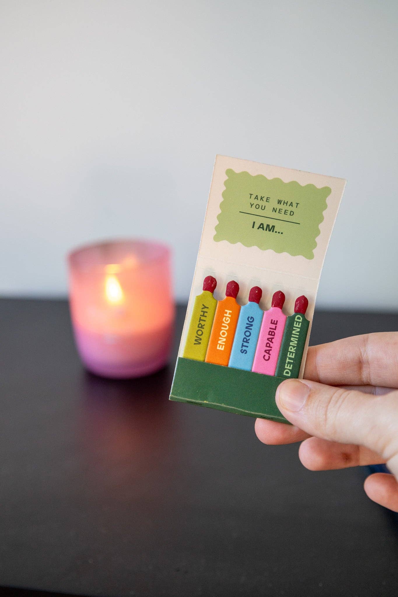 Positive Affirmations for Self Love Matchbook