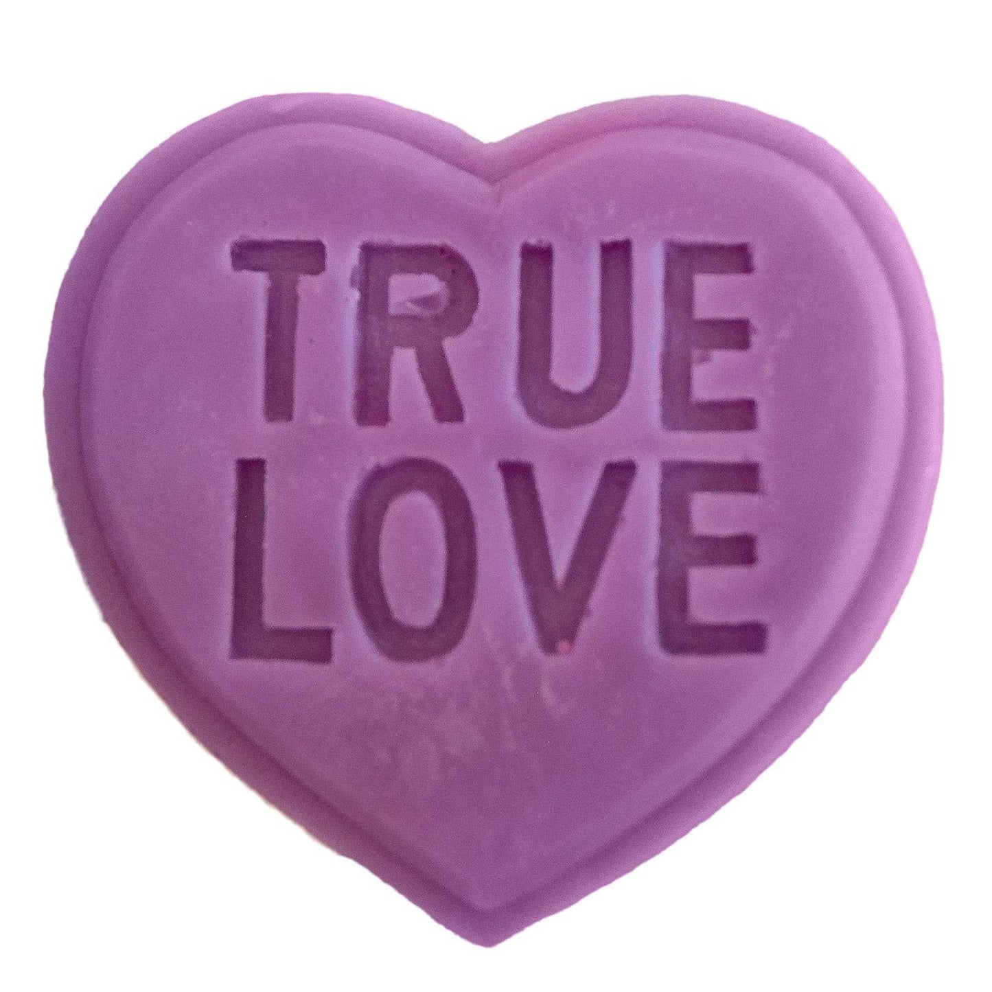 True Love Heart-Shaped Candle - Hot Pink