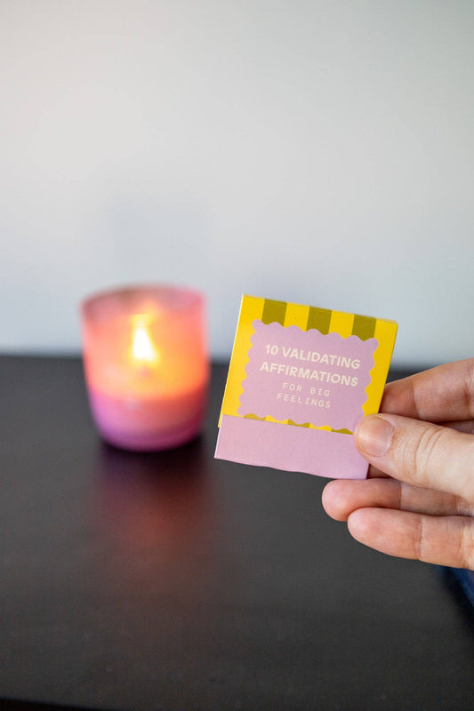 Validating Affirmations for Big Feelings Matchbook