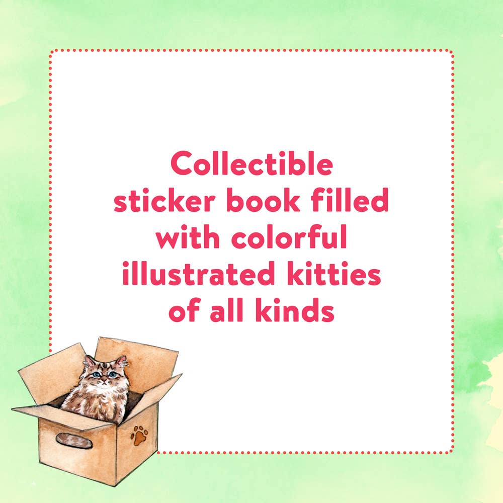 Cat's Meow Sticker Book by Megan Lynn Kott
