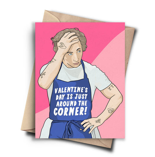 Corner! The Bear Funny Valentine's Day Card