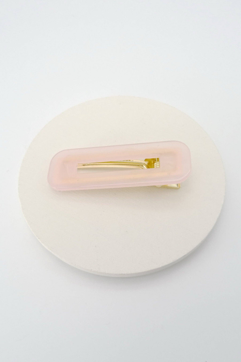 Rectangle Lucite Acrylic Hair Clips