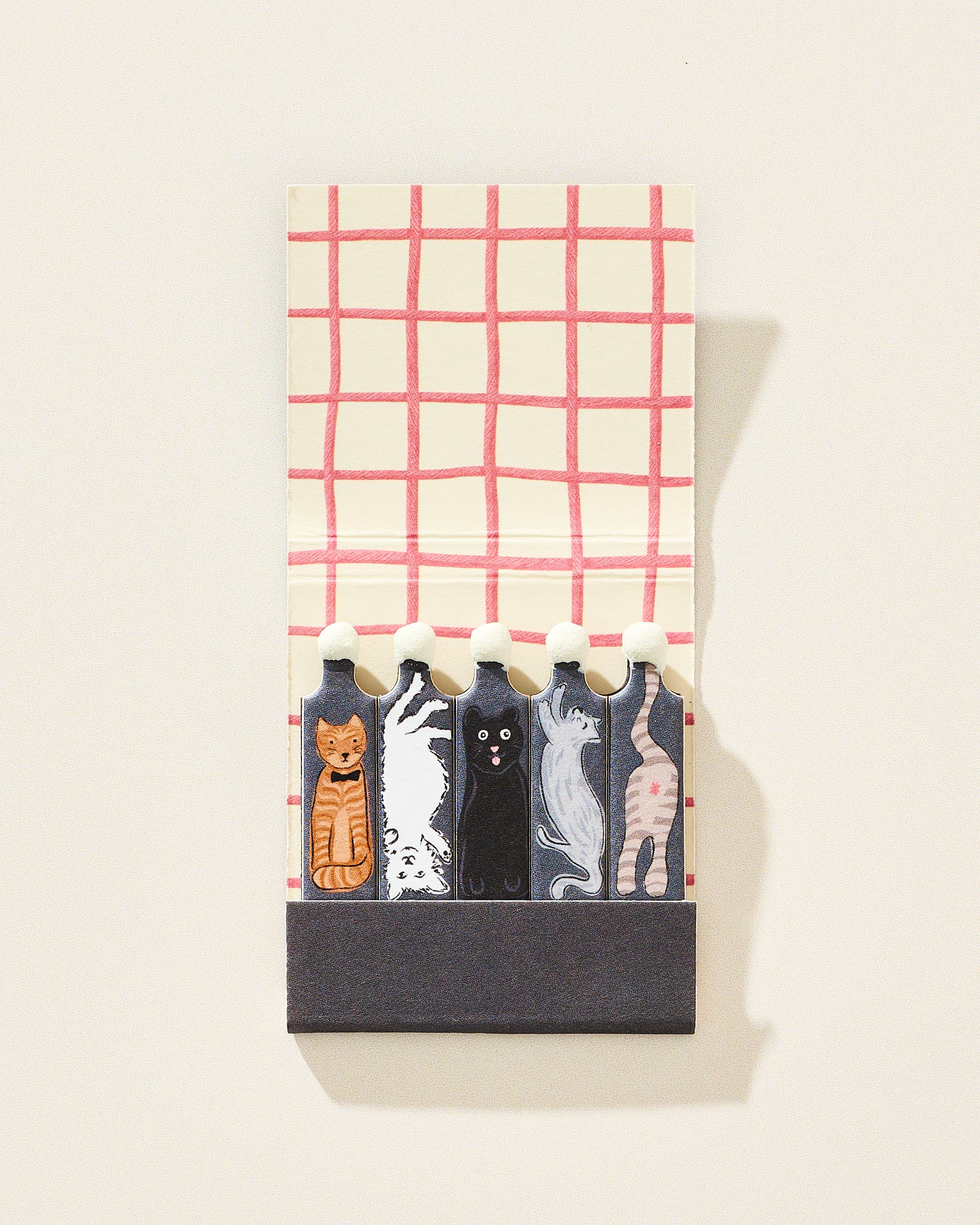 Cats Printed Stem Matchbook