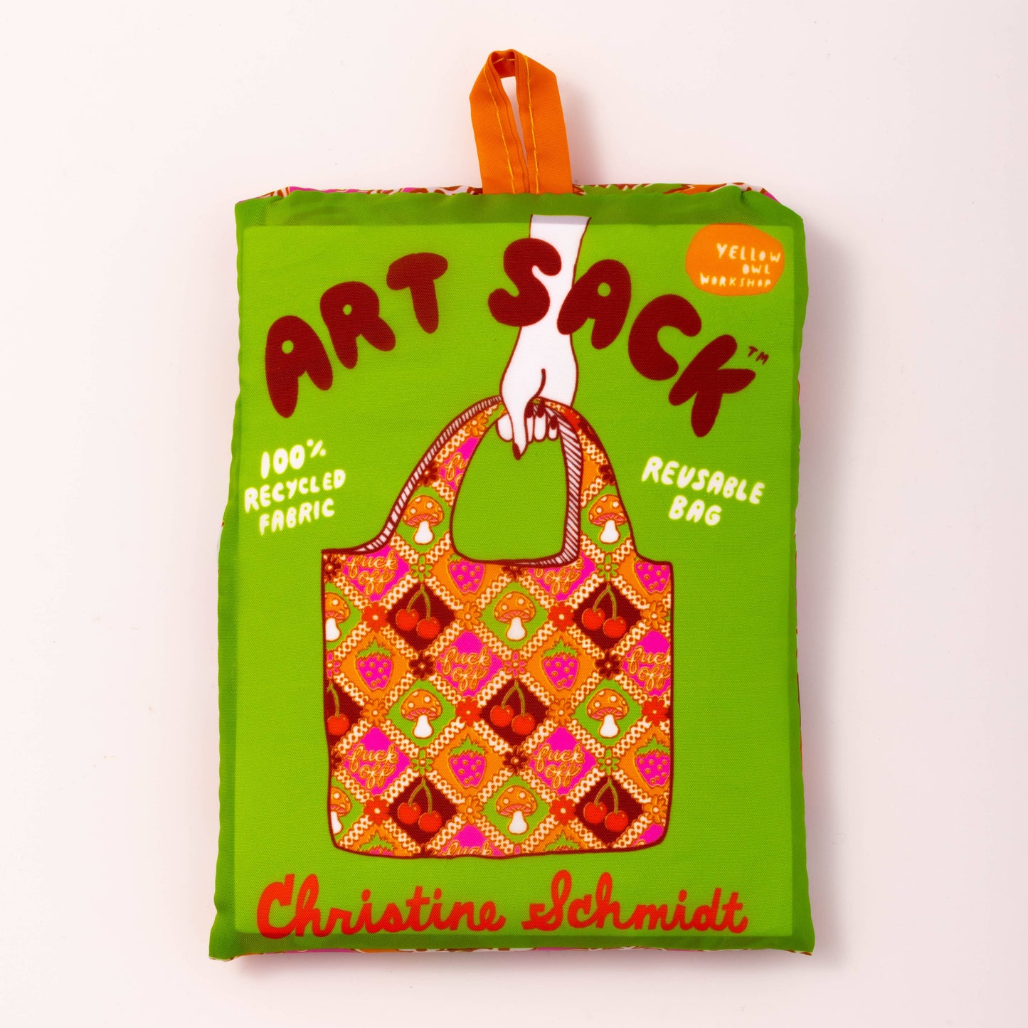 F* Off Retro Art Sack® - Eco-Friendly Reusable Tote Bag