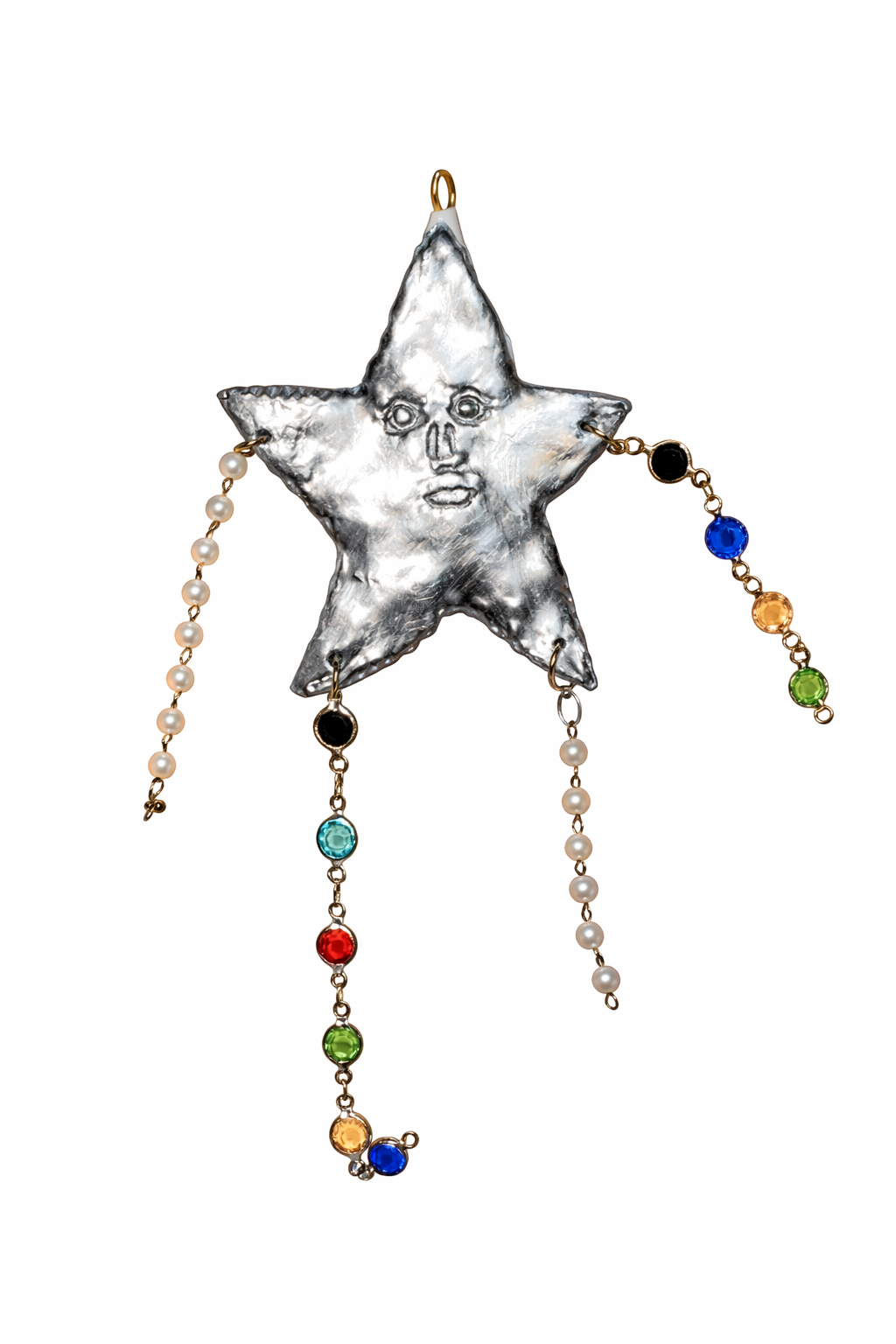 Handmade Whimsical Star Necklace