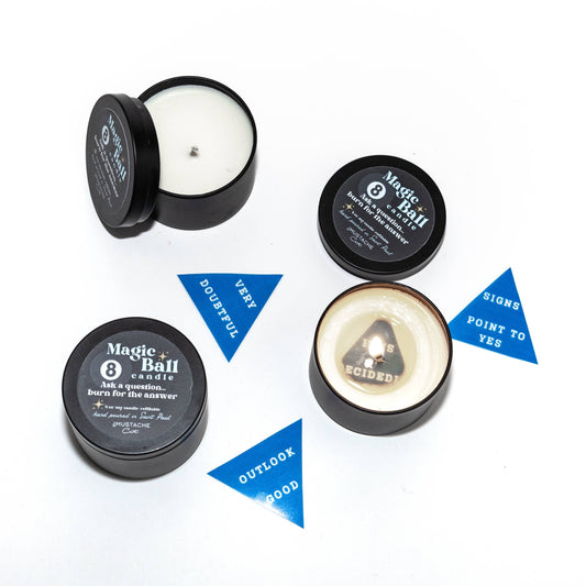 Magic 8 Ball Candle
