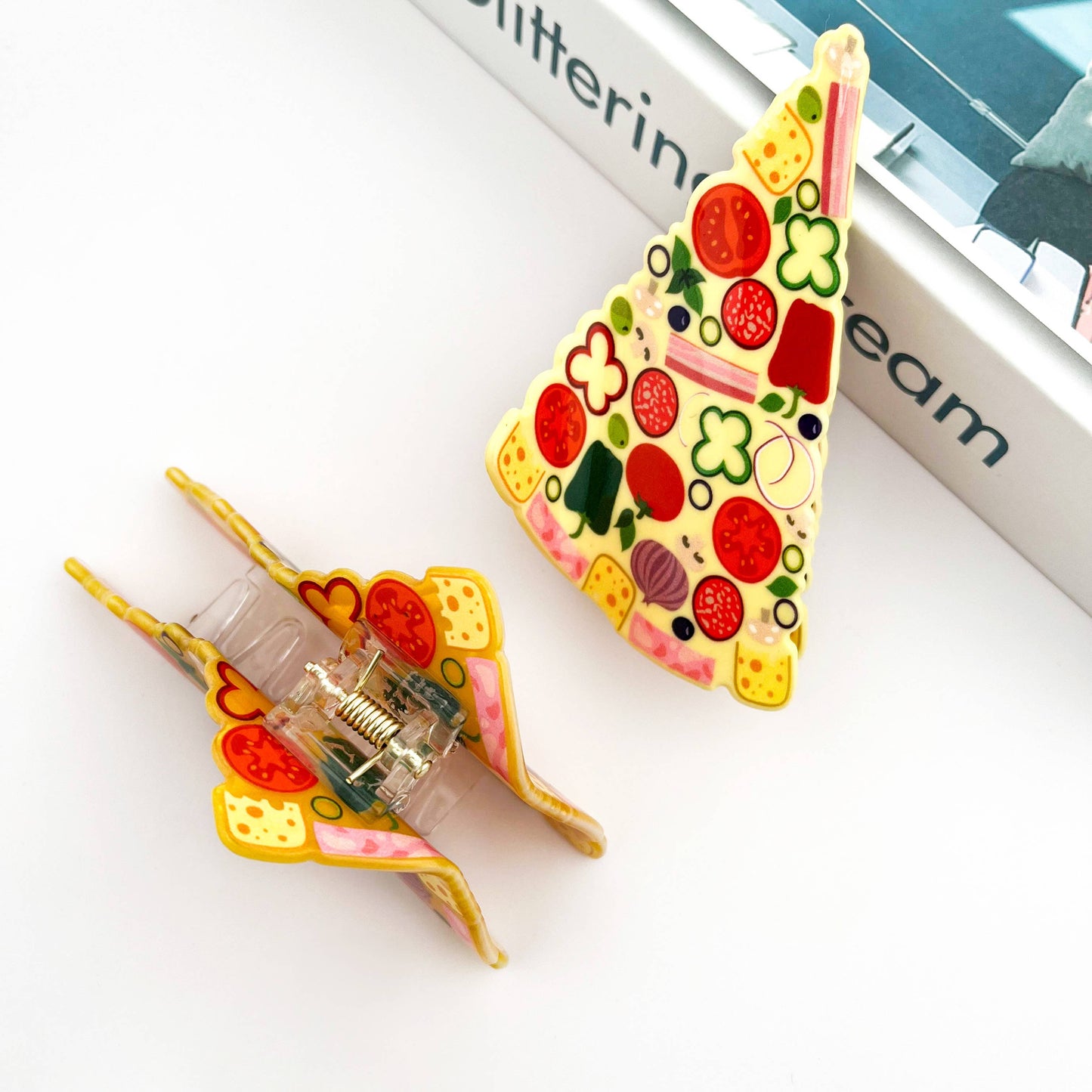 Pizza Slice Claw Hair Clip