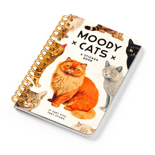 "Moody Cats" Sticker Book