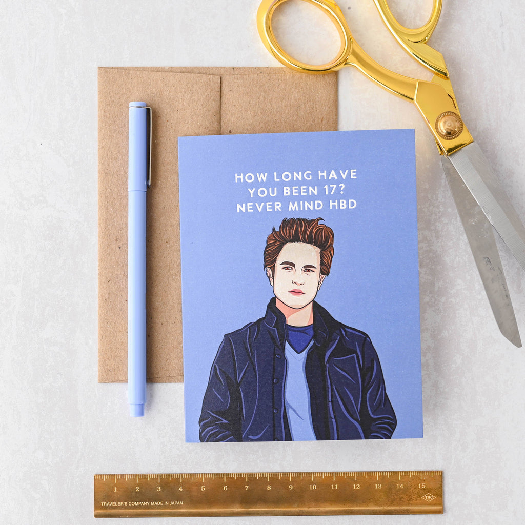 Twilight Edward Cullen Birthday Card