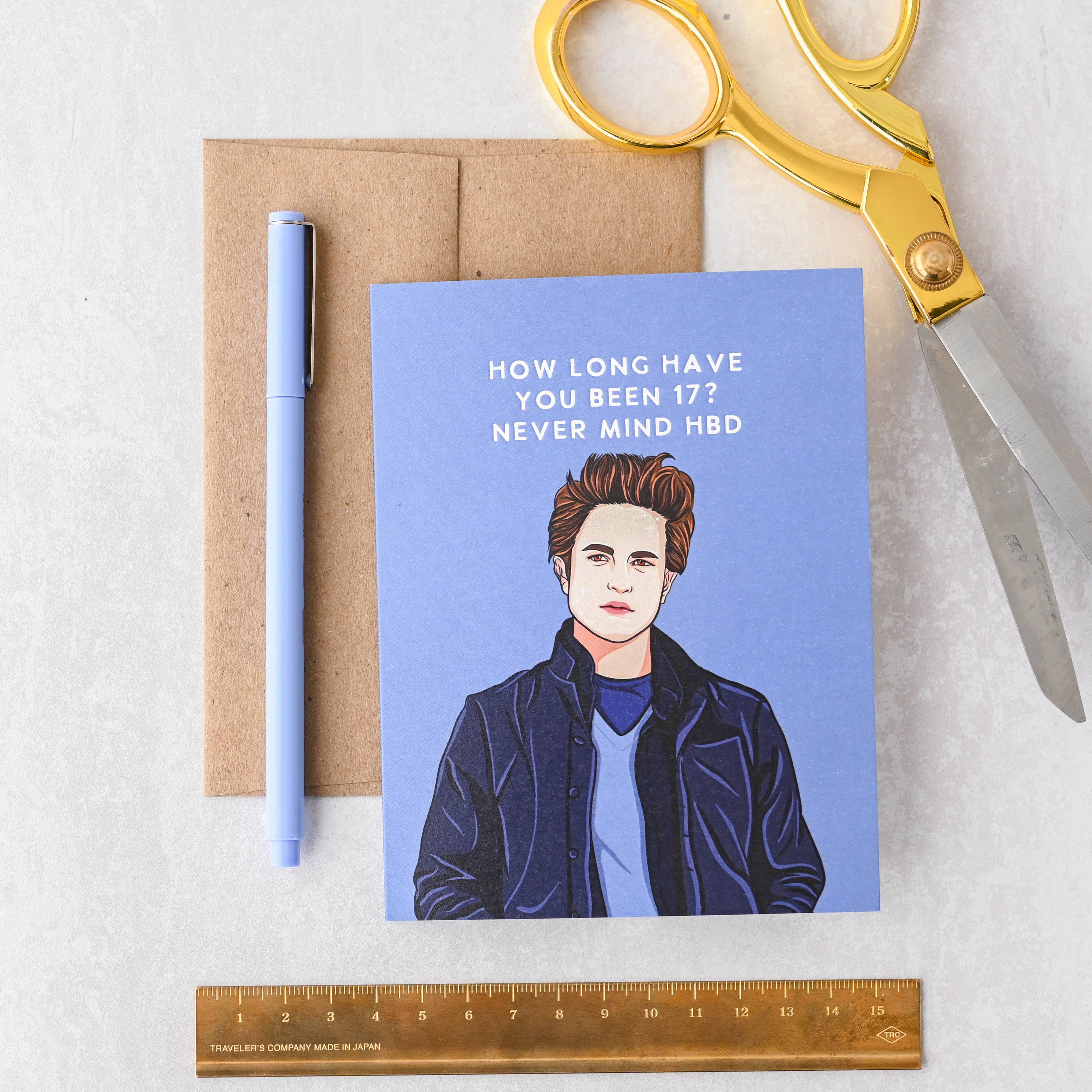 Twilight Edward Cullen Birthday Card