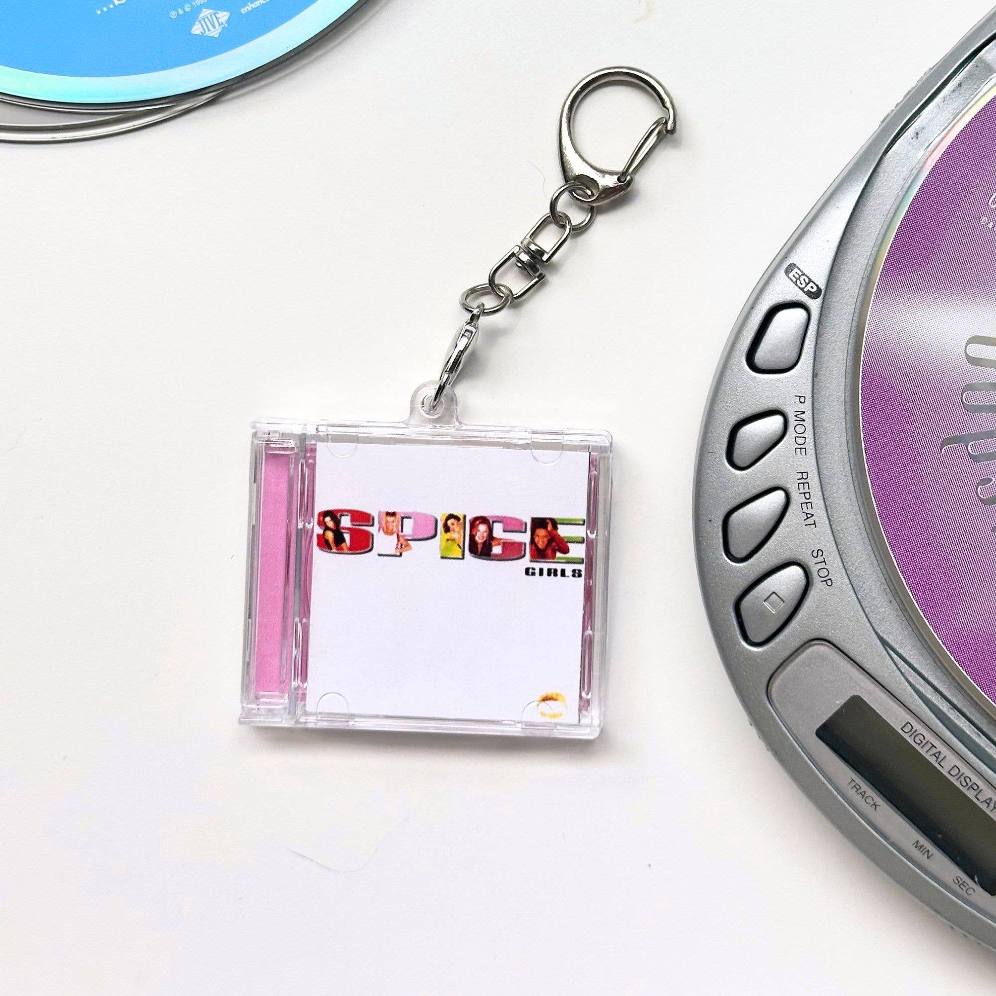 'Hit Clips' Mini CD Case Keychain - Spice Girls: Wannabe
