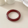 Wine Resin Stackable Bangle Bracelet