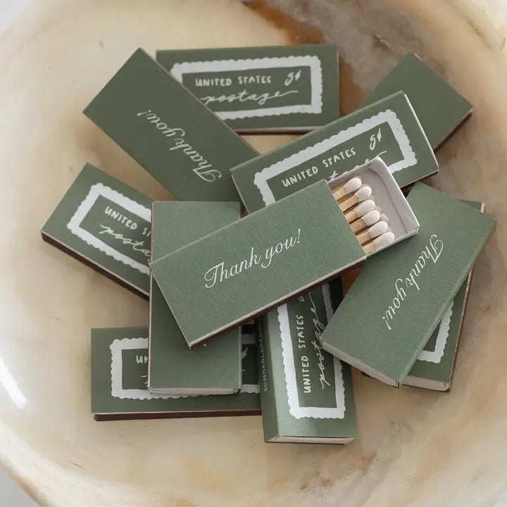 "Thank You" Matchbox