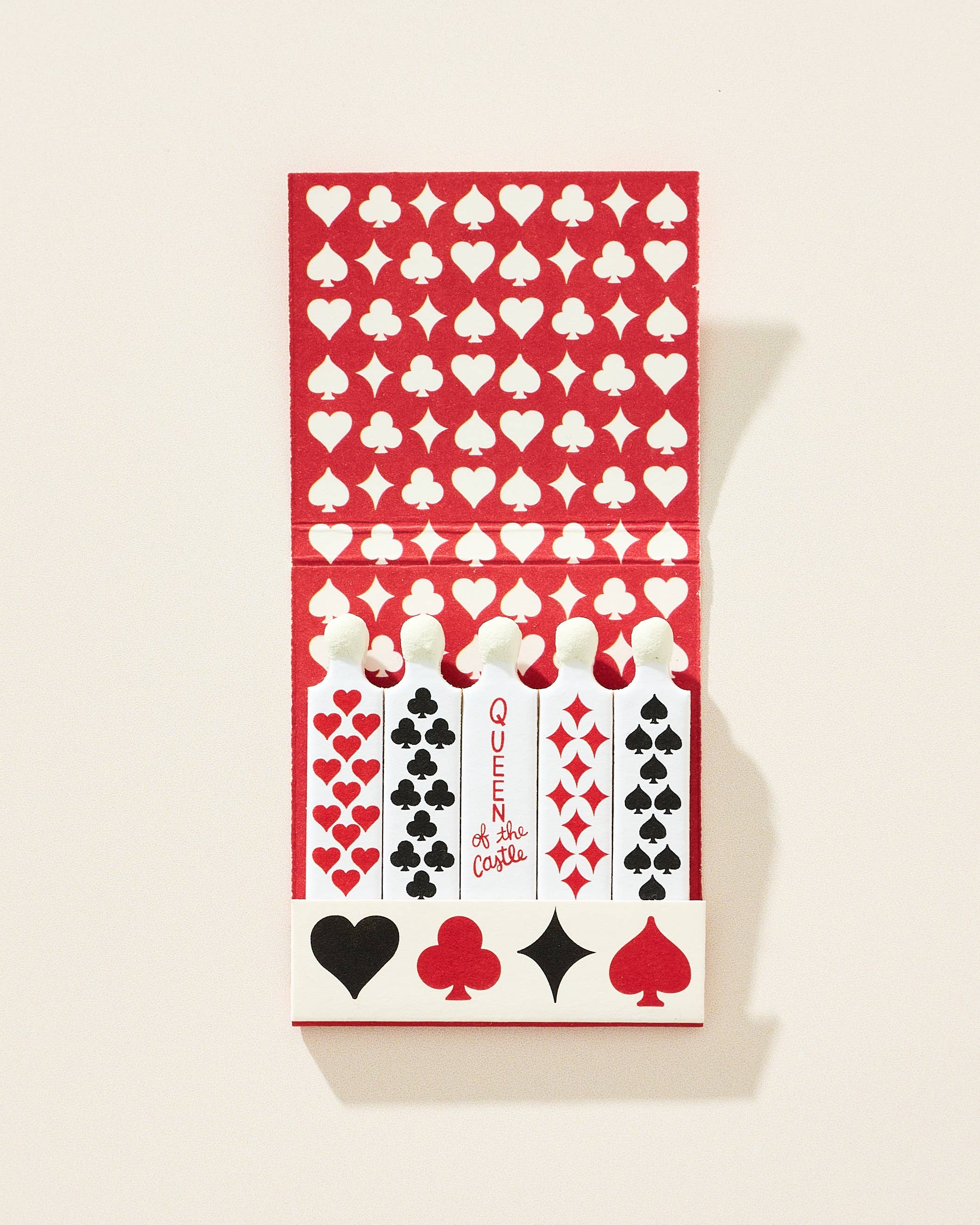 "Queen of the Castle" Printed Stem Matchbook