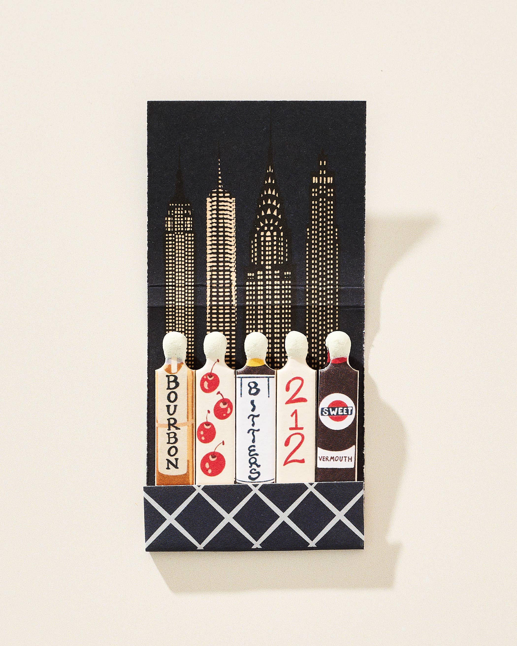 Manhattan Printed Stem Matchbook