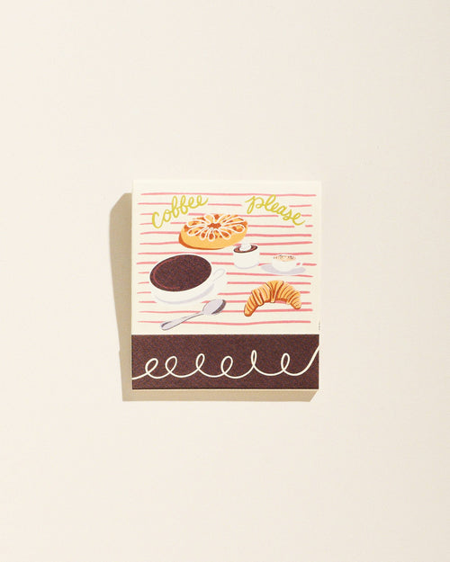 "Coffee Please" Stem Matchbook