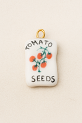 Handmade Tomato Seeds Charm