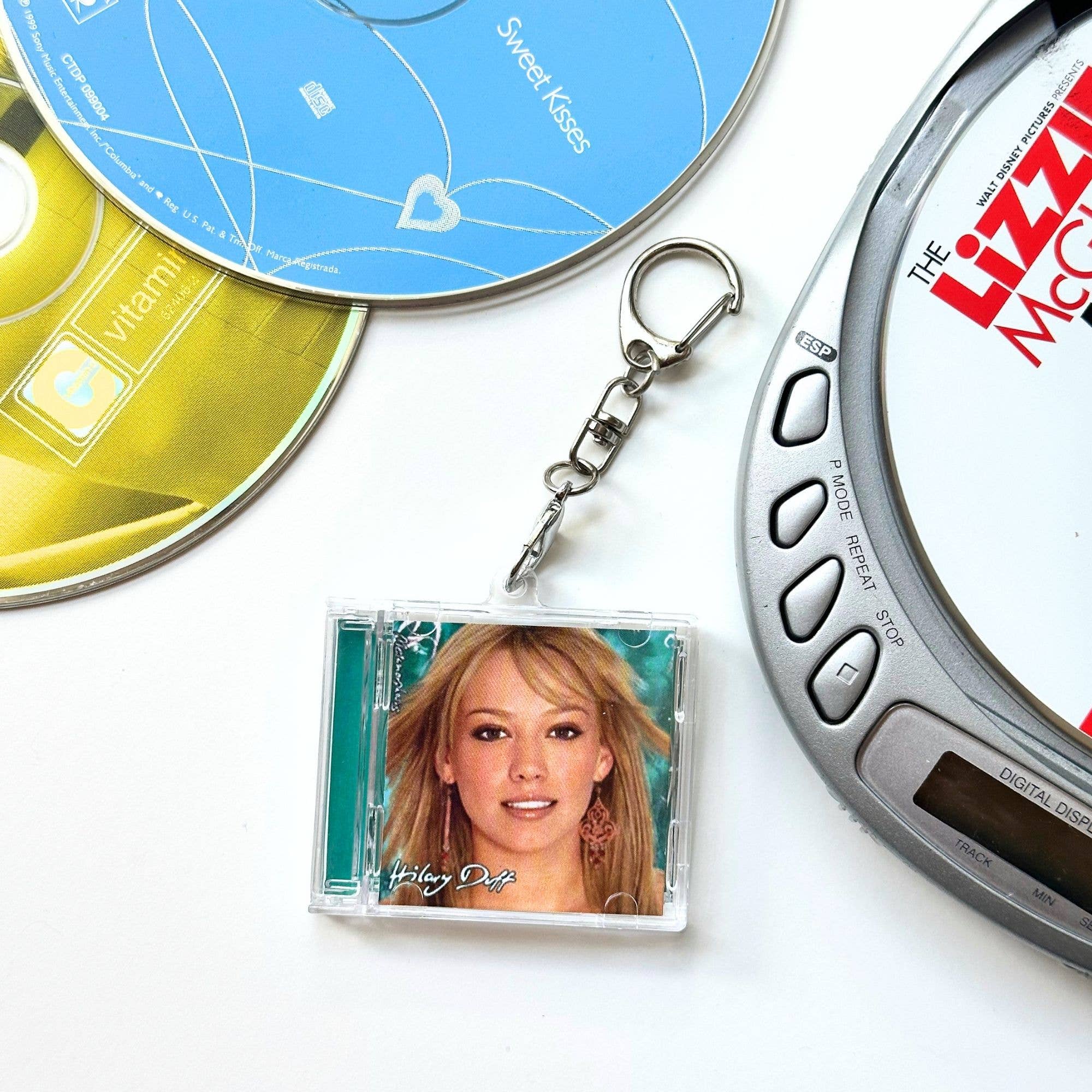 'Hit Clips' Mini CD Case Keychain - Hilary Duff : So Yesterday