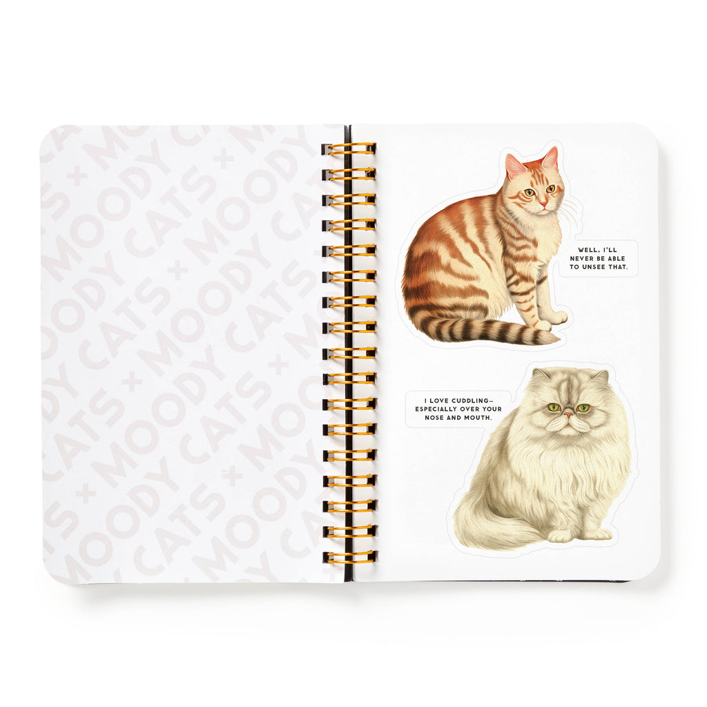 "Moody Cats" Sticker Book