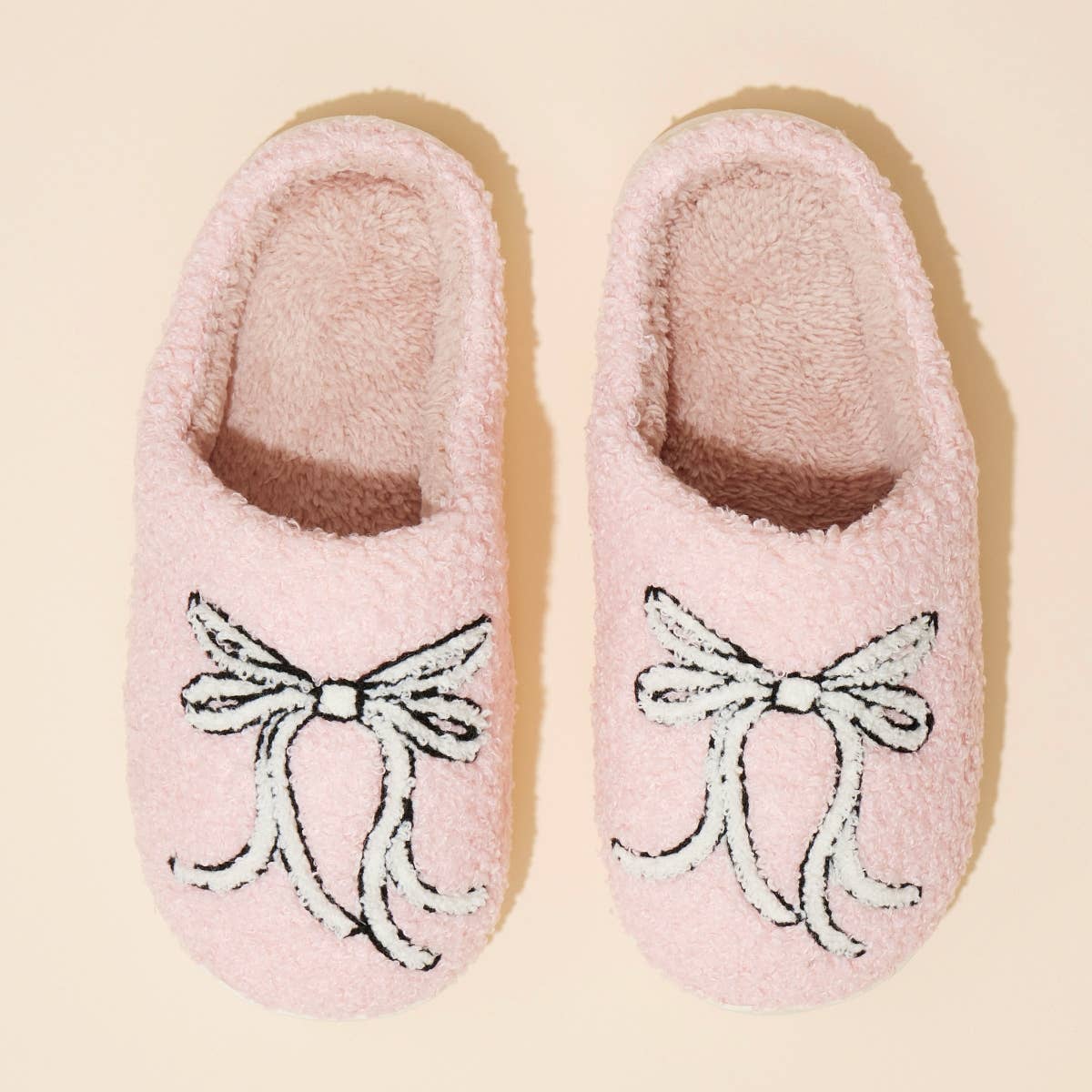 Large Ribbon Home Slippers