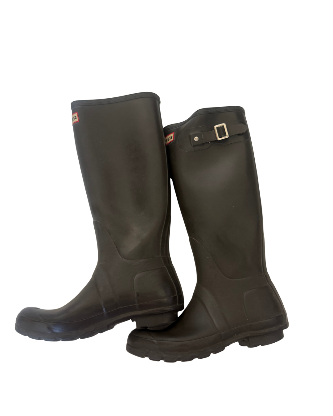 Hunter Original Tall Black Rain Boots – Size 7/8