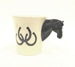 Lucky Horseshoe Horse Mug
