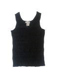 True Vintage Pile ou Face Ruched Top – One Size, Made in France