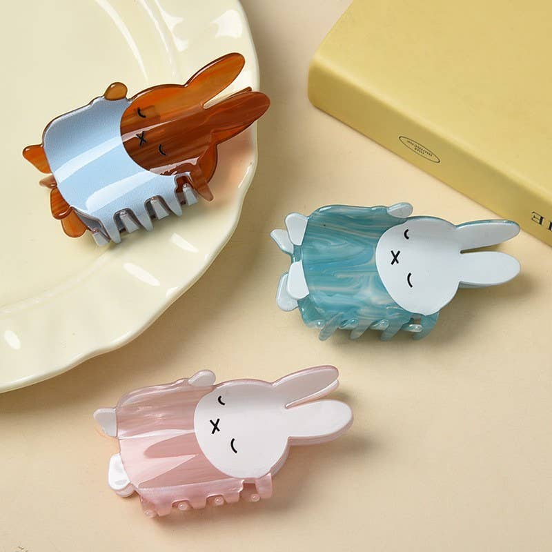 Miffy Cartoon Hair Claw Clip