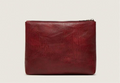 Red Leather Pouch