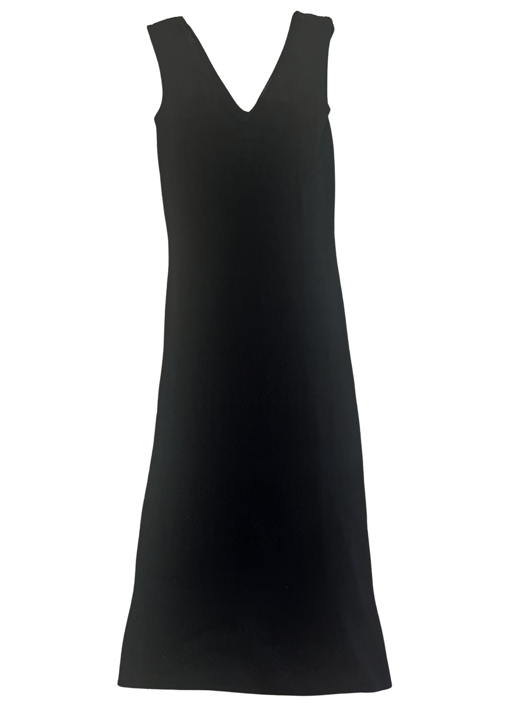 Vintage Lauren Ralph Lauren Knit Midi Black Dress