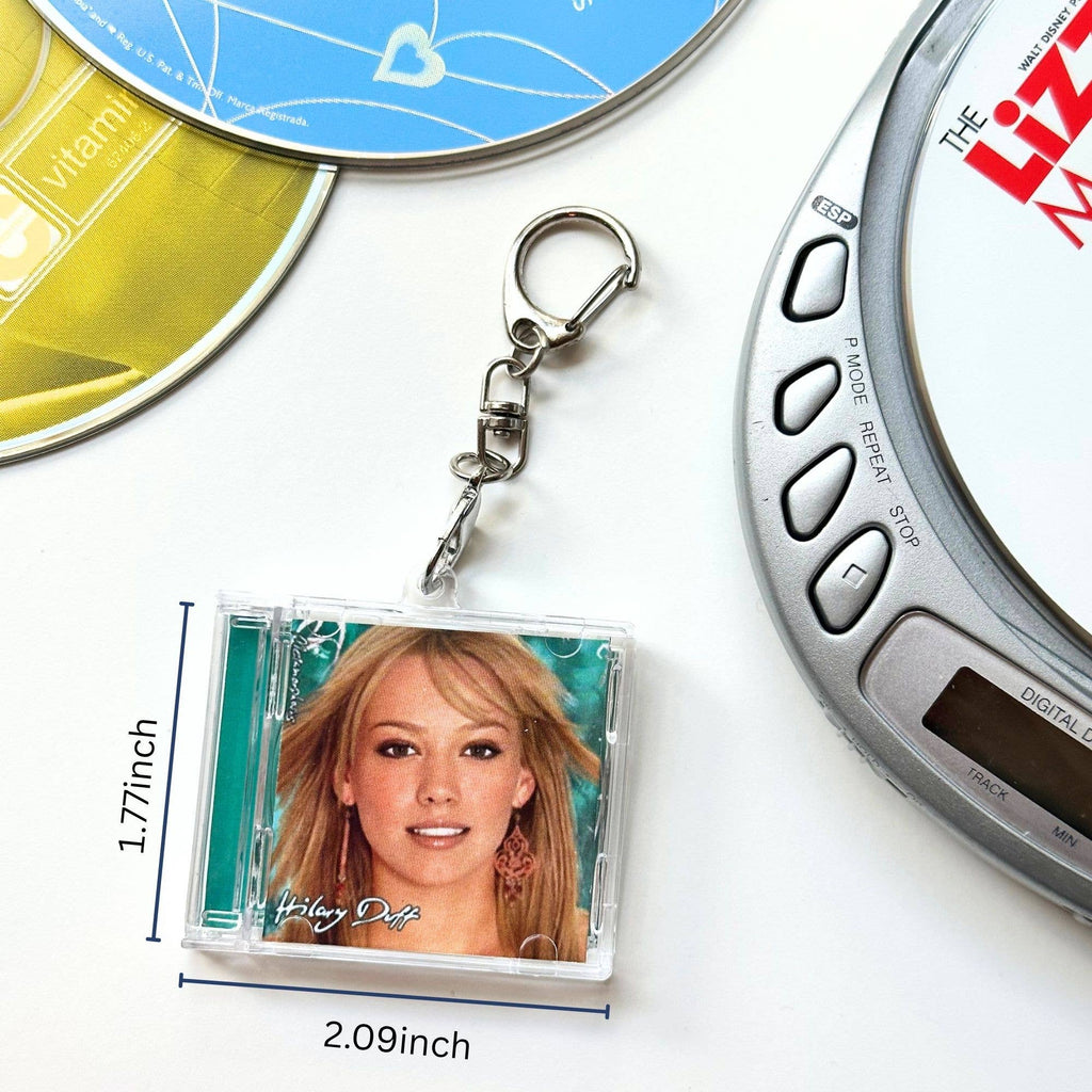 'Hit Clips' Mini CD Case Keychain - Hilary Duff : So Yesterday