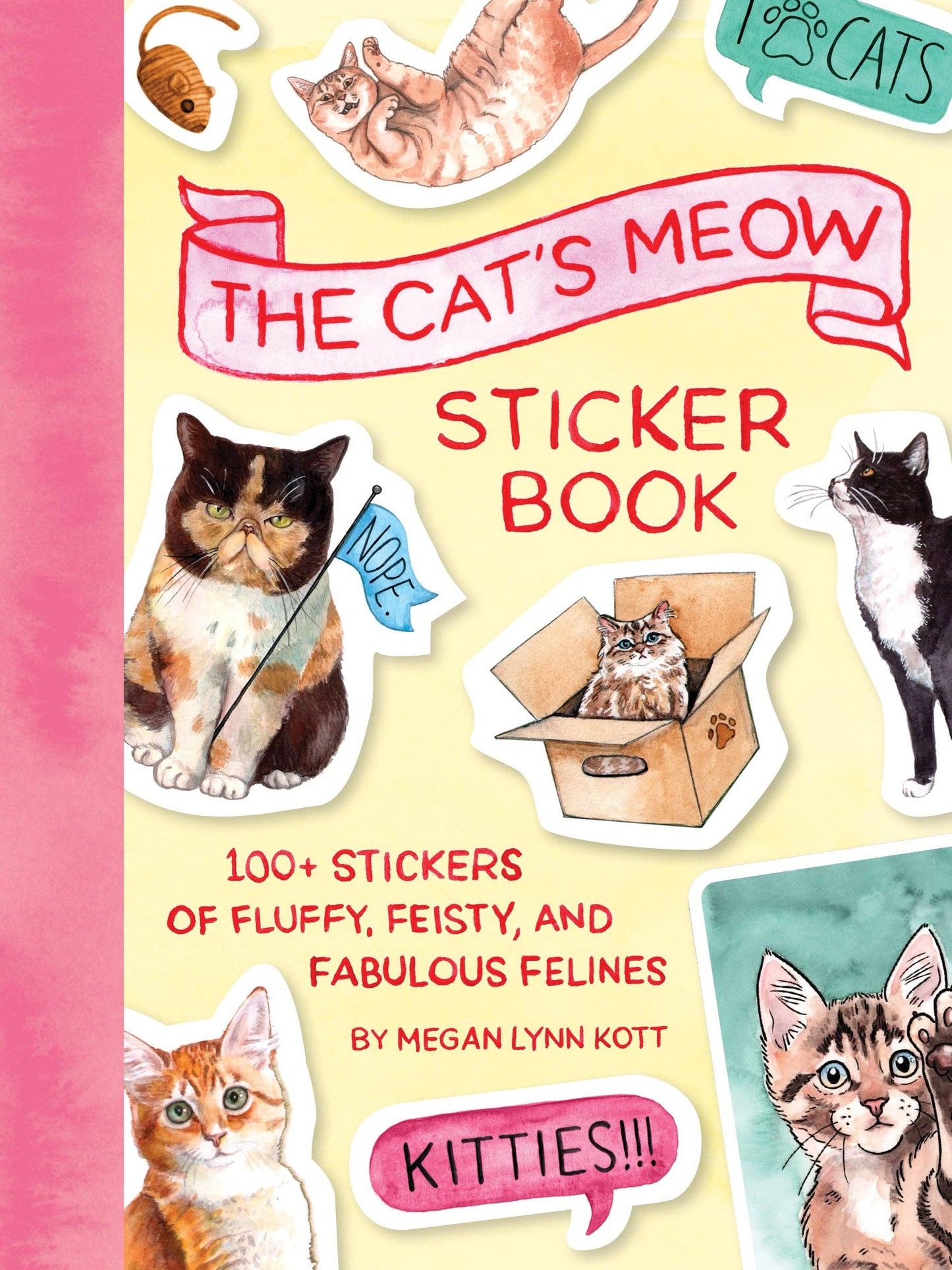 Cat's Meow Sticker Book by Megan Lynn Kott