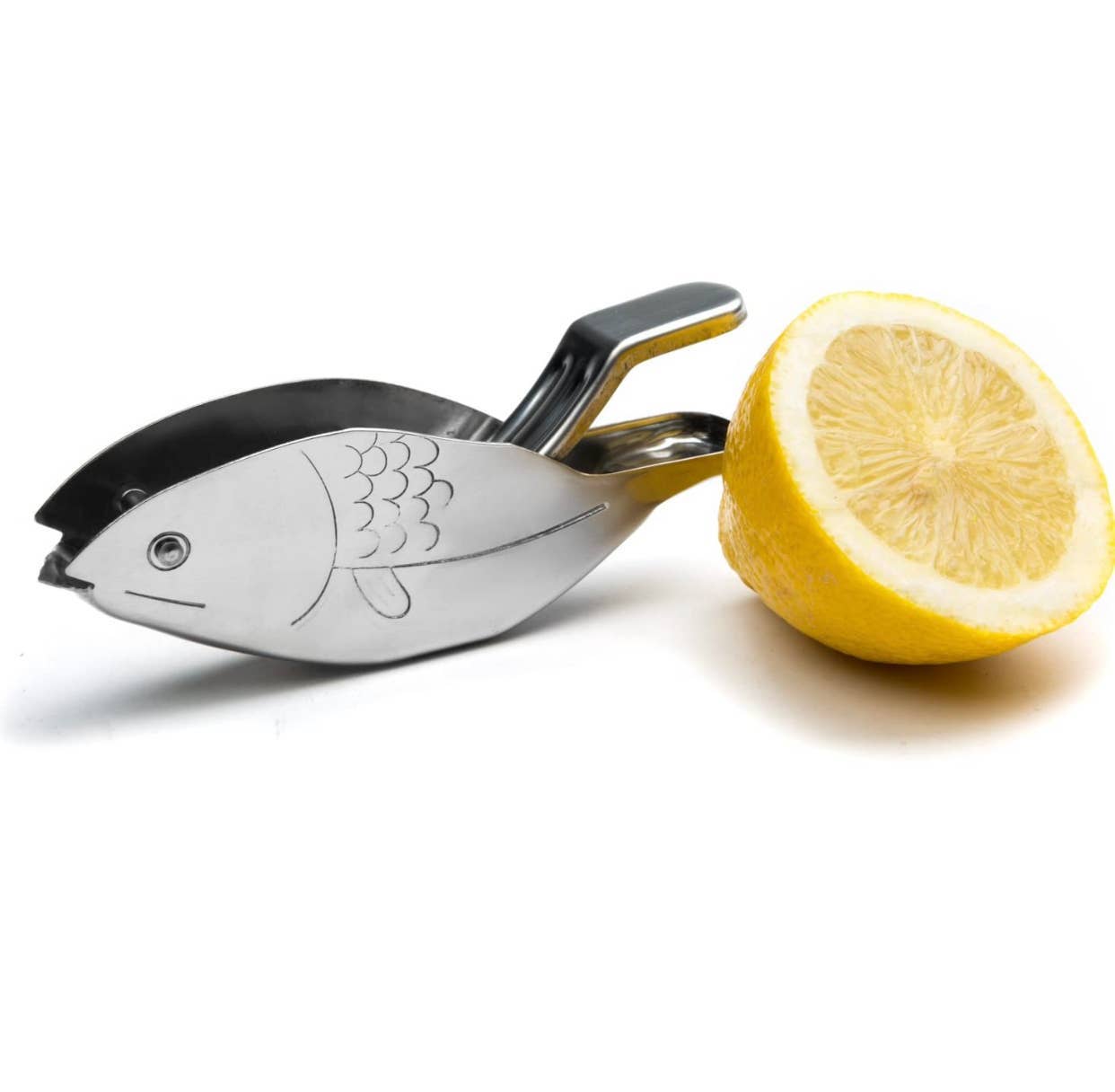 Stainless Steel Fish-Shaped Lemon Squeezer