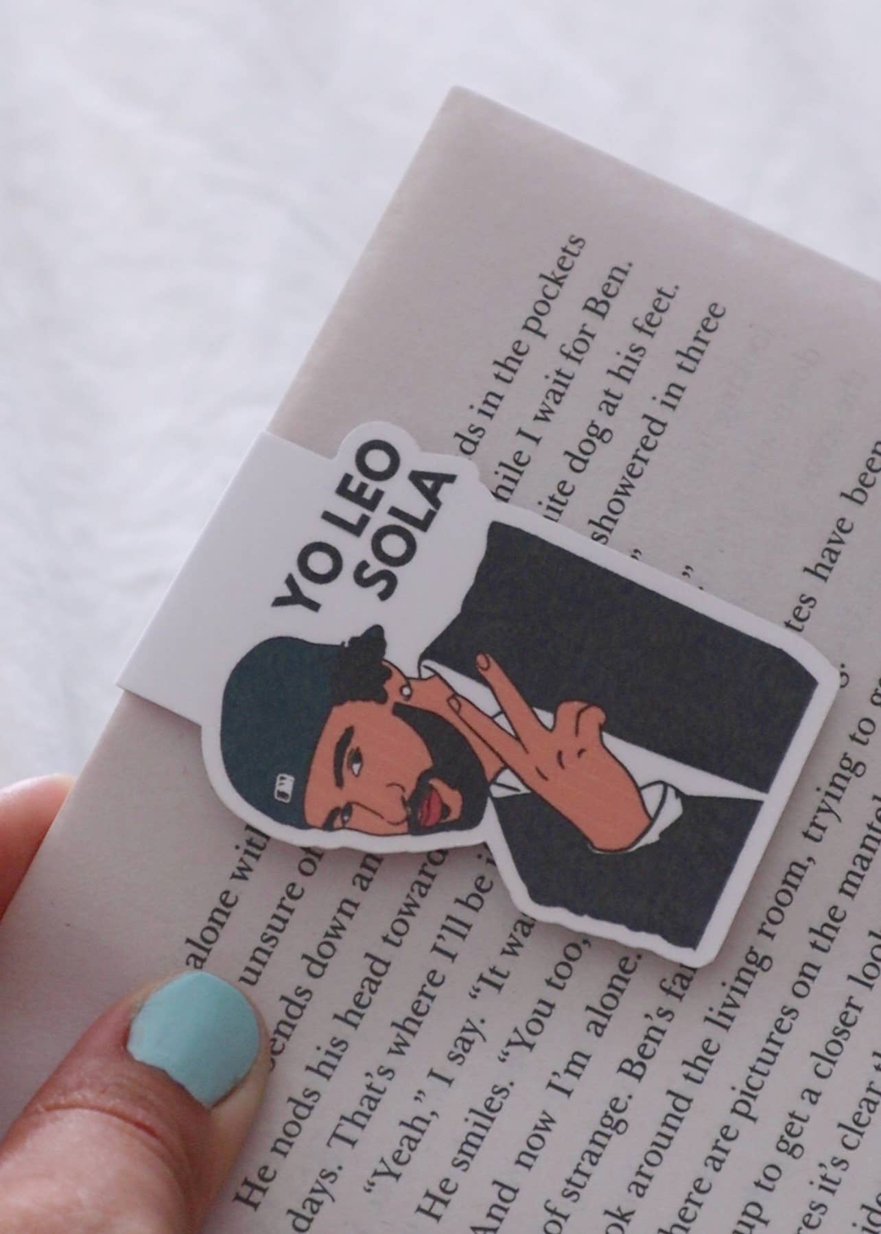 Bad Bunny Magnetic Bookmark