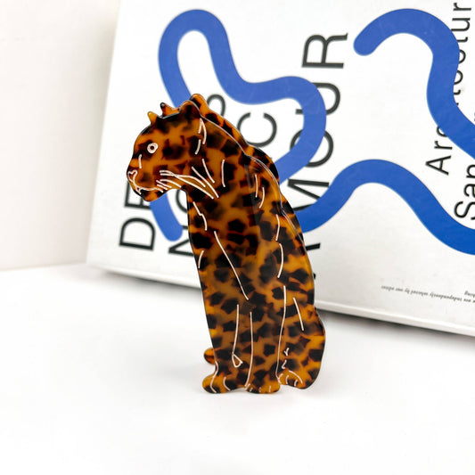 Jaguar Acetate Claw Clip
